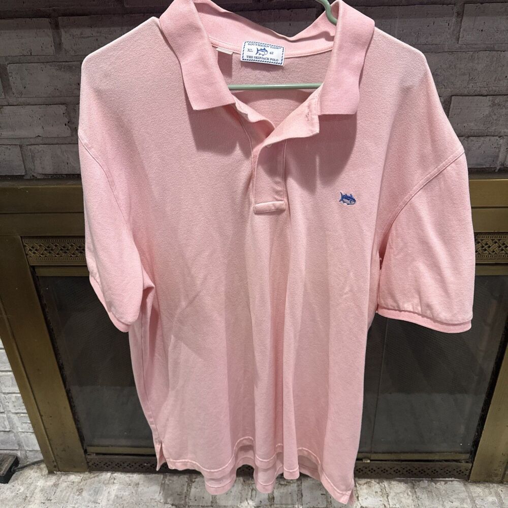 Men’s Southern Tide The Skip Jack Polo Size Extra Large Pink